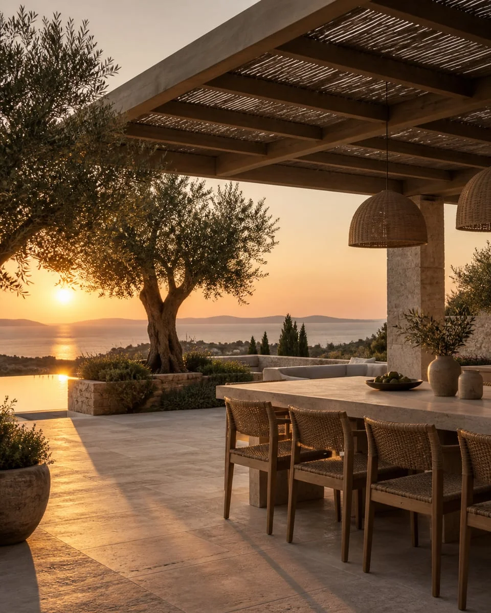 Terrace at SOLVERA — Stay for the last light.